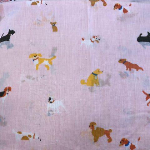 Remnant 220603 2.75m  Polycotton Dog Days - 114cm Wide