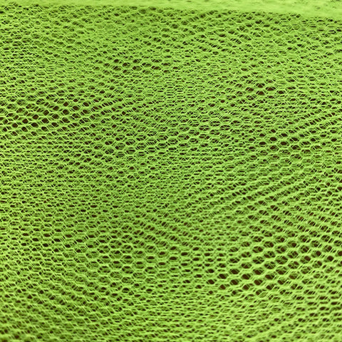 Remnant 100203Dress Net Flo Green -30cm x 140cm wide