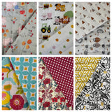 Double Sided Quilted Polycottons in 6 Fabulous Designs- £15.50 Per Metre - Select Design -         Sold By Half Metre
