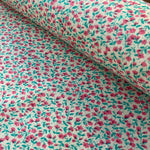 Polycotton Print - Little flower - Select Colour - £3.00 Per Metre - Sold by Half Metre