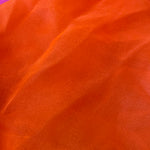 Remnant 021101 1.5m Organza - Orange - 140cm wide approx