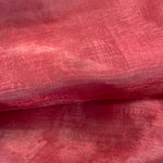** Remnant 260101 1.1m Organza - Wine - 150cm wide approx