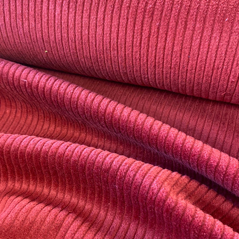 Chunky Corduroy - Red - Sold by Half Metre