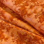 100% Cotton - Mystic Vine Tangerine - £8.50 Per Metre - Sold by Half Metre