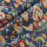 Tapestry - Birds William - Blue - £16.50 Per Metre - Sold by Half Metre