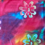 100% Cotton - Batik - Savana Island Blooms - Multi Rainbow - £7.50 Per Metre - Sold by Half Metre