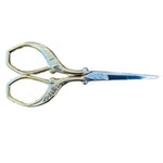 Embroidery Scissors - Gold Floral