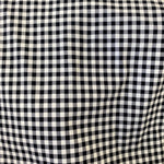 Remnant 061004 1m Gingham Lycra  Blk/Wht - 150cm wide