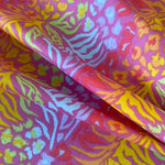 Polycotton Print - Amazon - Pink - £3.50 Per Metre - Sold by Half Metre