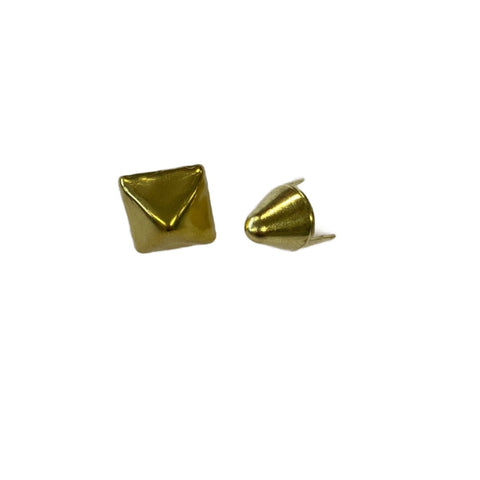 Studs: Claw - Gold - Pyramid & Cone Mixed Bag