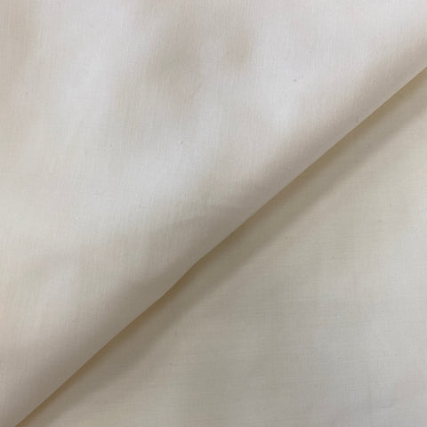 Remnant 170603 1.4m Polycotton Cream - 114cm Wide