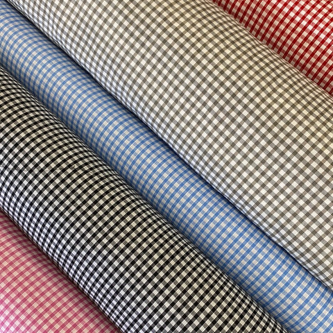 1/8" Gingham - Select Colour - £3.80 Per Metre - Sold by Half Metre