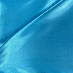 ** 3.75m x 1.5m - Satin - Turquoise  - Remnant 160103 **
