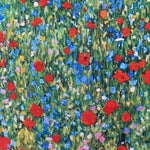 100% Cotton  - Poppy Field - £8.50 Per Metre - Sold by Half Metre