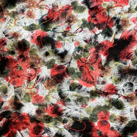 Floral Mix - Felted Polyester - Pop Up Shop - £2.50 Per Metre - Sold By The Metre