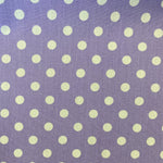 100% Cotton - Lilac Spot - £6.50 Per Metre - Sold by Half Metre