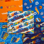 Hot Wheels cars Fat Quarters pack 100% cotton Kaye’s textiles Southend Westcliff Essex sewing patchwork crafts projects