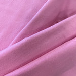 100% Brushed Cotton - Pink - Sold By Half Metre