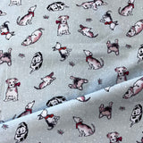 100% Cotton - Christmas - Mans Best Friend - Sold by Half Metre