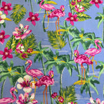 100% Cotton - Craft Cotton - Tropical Flamingo - £9.50 per Metre - Sold by Half Metre