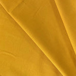 100% Cotton - Organic Craft Cotton - Mustard - £7.00 per Metre - Sold by Half Metre