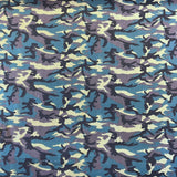 100% Cotton - Green Camouflage - £6.00 Per Metre - Sold by Half Metre