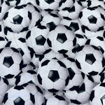 Remnant 021005 0.6m 100% Cotton - Footballs - 130cm wide