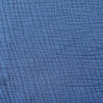 Double Gauze (Muslin) - Denim Blue - Sold by Half Meter