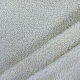 Sherpa Sheepskin Fleece - Cream - £9.00 Per Metre - Sold By Half Metre