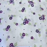 Remnant 021006 1.8m 100% Cotton - Cream Mini Floral - 140cm wide