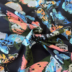 100% Viscose - Butterflies - Sold By Half Metre