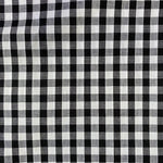 Remnant 171129 1.8m 1/4" Black Gingham - 112cm Wide approx