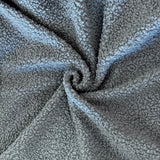 Sherpa Fleece - Blue - £8.50 Per Metre - Sold By Half Metre