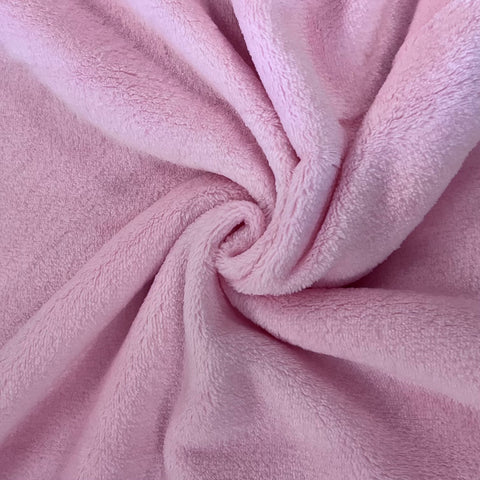 Super Soft Fleece - Baby Pink - Sold By Half Metre