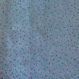 Polycotton - Denim Look - Ditsy Floral - £7.50 per Metre - Sold by Half Metre