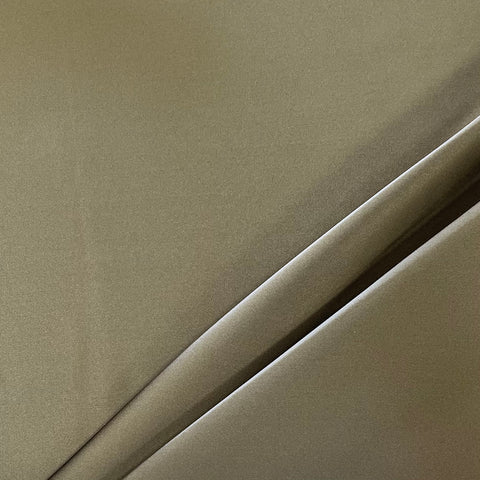 Duchess Satin - Dark Khaki - £9.50 Per Metre - Sold By Half Metre