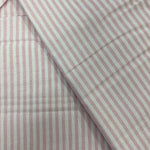 Remnant 25115 0.7m 100% Cotton Pink Candy Stripe - 150cm wide