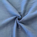 Double Gauze (Muslin) - Denim Blue - Sold by Half Meter