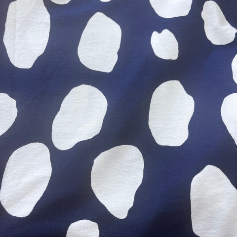 Remnant 071018 1m Abstract Spot Jersey  - 150cm wide