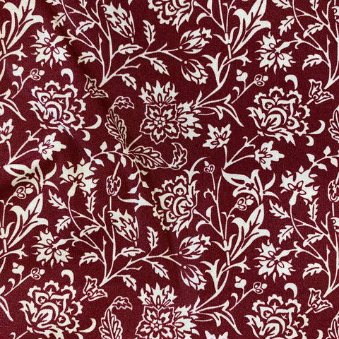 Remnant 171116 1.45m 100% Cotton William Morris Winter Garden - 112cm wide