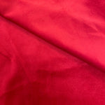 Remnant 141010 0.6m x 1.4m Red Soft Velvet