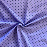 100% Cotton (Craft)  - Doodle Flower & Spots - £6.50 Per Metre -  Sold by Half Metre