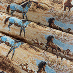 Tapestry - Wild Horses - £10.00 Per Metre - Sold by Half Metre