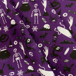 HALLOWEEEEEEEEN LOTS OF DESIGNS - Select Colour - £3.00 Per Metre - Sold By Half Meter