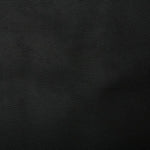A faux leather fabric with a slight texture in a black colour. Kayes Textiles Fabrics. 