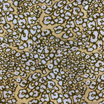 Remnant 140811 1m Poly Viscose Crepe  - Autumn Animal  - 150cm  Wide