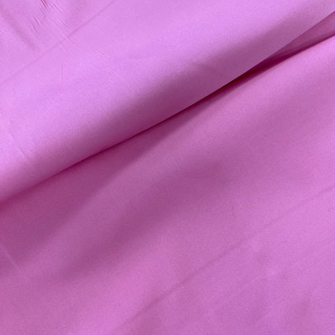 Remnant 140805 0.8m 100% Cotton Poplin - Pink - 114cm Wide approx