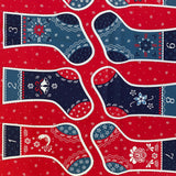 100% Cotton Christmas Advent Stockings  - Scandi Stocking Bunting - Sturat hillard  - £6.00 Per Panel