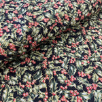 100% Cotton - Christmas - Holly Leaves - Select Colour - £8.50 Per Metre - Sold by Half Metre