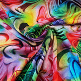 Ponte Roma Jersey - Rainbow Swirl - £14.00  Per Metre - Sold By Half Metre